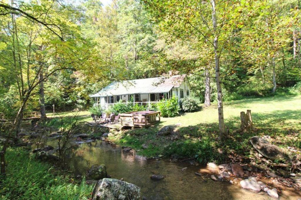 Creekside 1920'S Farmhouse Vila Bryson City Exterior foto