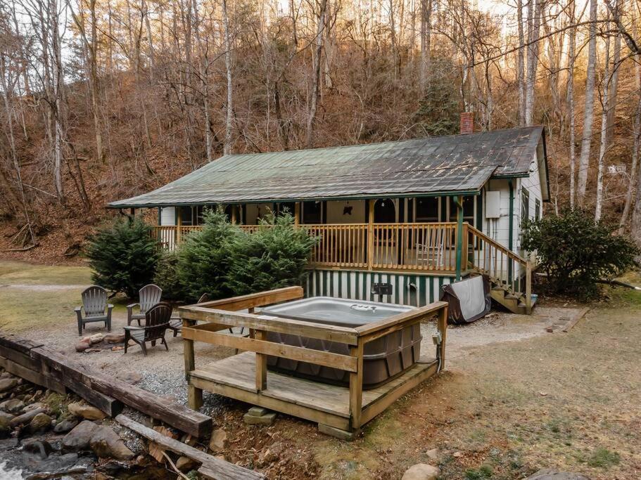 Creekside 1920'S Farmhouse Vila Bryson City Exterior foto